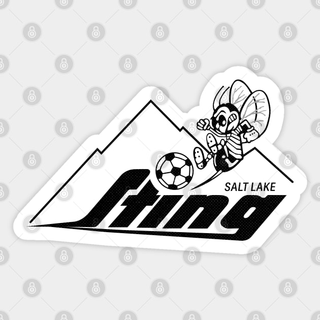 Defunct Salt Lake Sting Soccer 1990 Sticker by LocalZonly